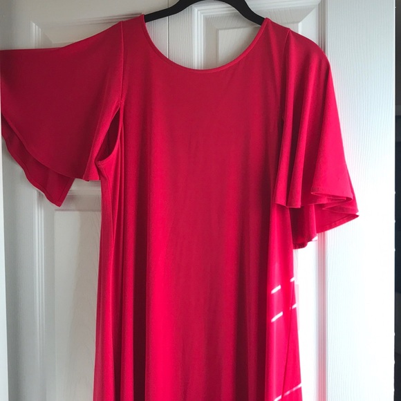 New w/ Tags Calvin Klein sz 6 Berry/Fuchsia dress. - Picture 5 of 5